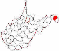 Map of Va: Berkeley County