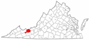 Map of Va: Bland County