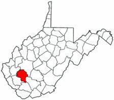 Map of Va: Boone County