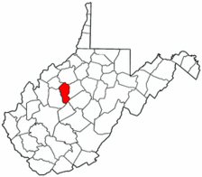 Map of Va: Calhoun County