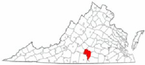 Map of Va: Charlotte County