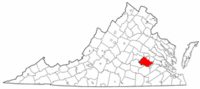 Map of Va: Chesterfield County