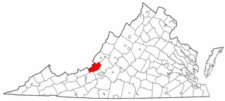 Map of Va: Craig County