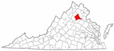 Map of Va: Culpeper County