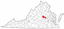 Map of Va: Goochland County