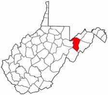Map of Va: Grant County