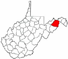 Map of Va: Hampshire County
