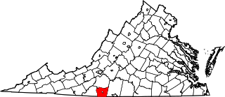 Map of Va: Henry County