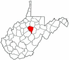 Map of Va: Lewis County