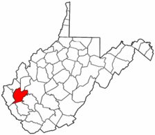 Map of Va: Lincoln County