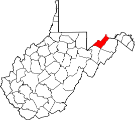 Map of Va: Mineral County