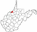 Map of Va: Pleasants County