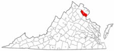 Map of Va: Prince William County