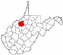 Map of Va: Ritchie County