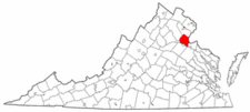 Map of Va: Stafford County