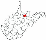 Map of Va: Taylor County