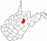 Map of Va: Upshur County