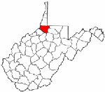 Map of Va: Wetzel County