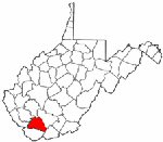 Map of Va: Wyoming County